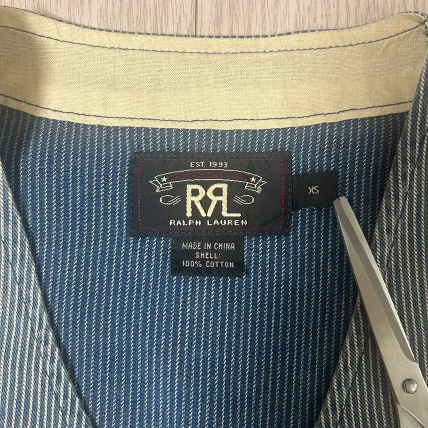 [BUNJANG] RRL Hickory Stripe Vest XS / 더블알엘 RRL  스트라이프 베스트 XS