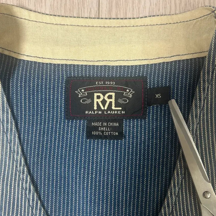 [BUNJANG] RRL Hickory Stripe Vest XS / 더블알엘 RRL  스트라이프 베스트 XS