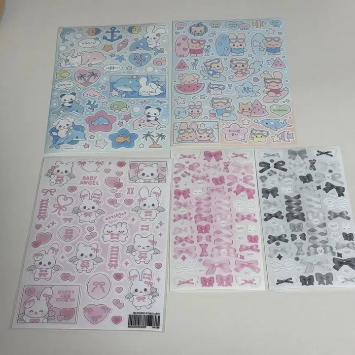 [BUNJANG] Angora Rola Sticker Bundle Set / 앙고라로라 씰스티커 일괄
