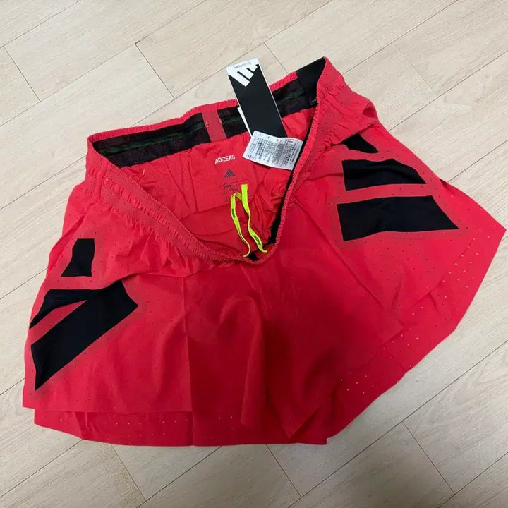 [BUNJANG] Adidas Running Shorts Red XL / 아디다스 러닝 반바지 레드 새상품/ XL(3인치)