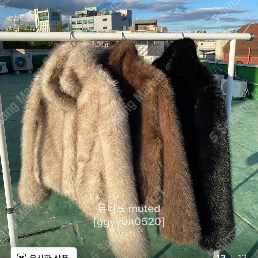 [BUNJANG] Eco Fur Jacket / 고급) 에코퍼 페이크퍼 jk , 밍크 폭스퍼, 털빠짐x