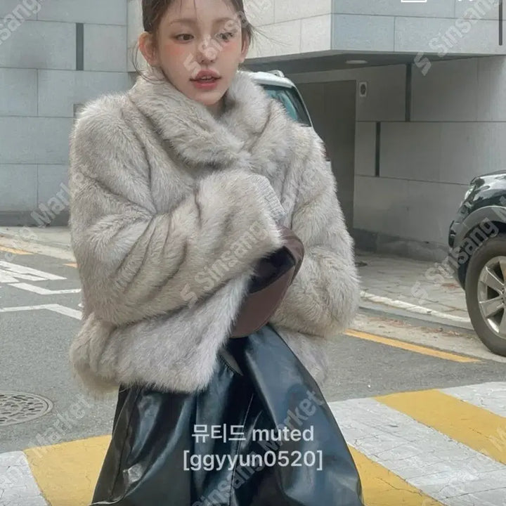 [BUNJANG] Eco Fur Jacket / 고급) 에코퍼 페이크퍼 jk , 밍크 폭스퍼, 털빠짐x