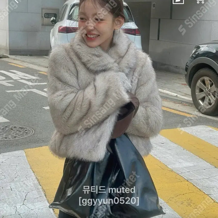 [BUNJANG] Eco Fur Jacket / 고급) 에코퍼 페이크퍼 jk , 밍크 폭스퍼, 털빠짐x