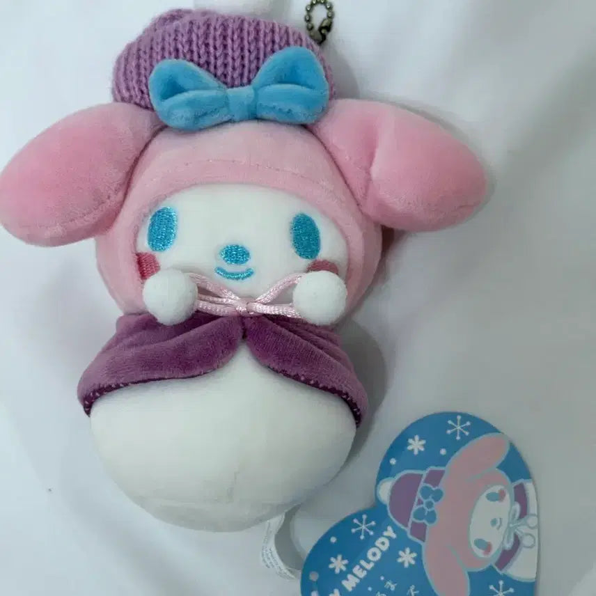 [BUNJANG] Sanrio My Melody Snowman Plush Doll / 산리오 유키다루마 눈사람 마이멜로디 누이 인형