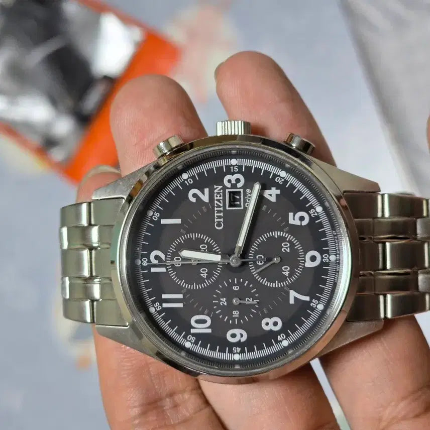 [BUNJANG] Citizen Chronograph Eco-Drive CA0620 / 시티즌 크로노그래프 에코드라이브 CA0620