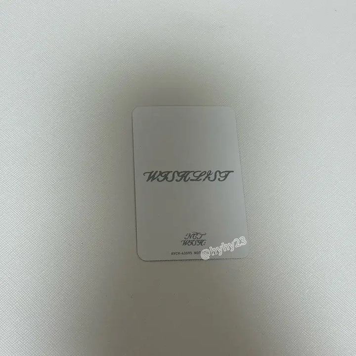 [SOLD OUT] 엔시티위시 nctwish 위시리스트 유닛포카 WISHport 료 사쿠야