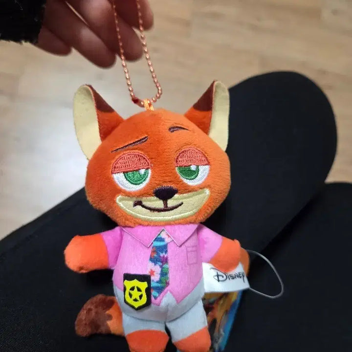 [BUNJANG] Zootopia Nick Wilde Keyring / 디즈니 주토피아 닉 와일드 인형 키링