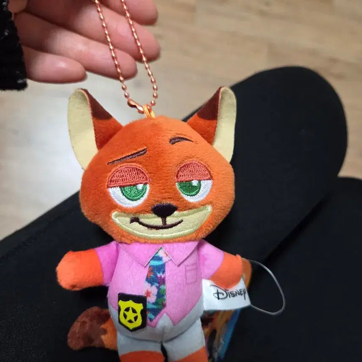 [BUNJANG] Zootopia Nick Wilde Keyring / 디즈니 주토피아 닉 와일드 인형 키링