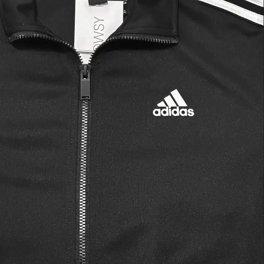 [BUNJANG] Adidas Black Three Stripes Track Top / 아디다스 블랙 삼선 트랙탑