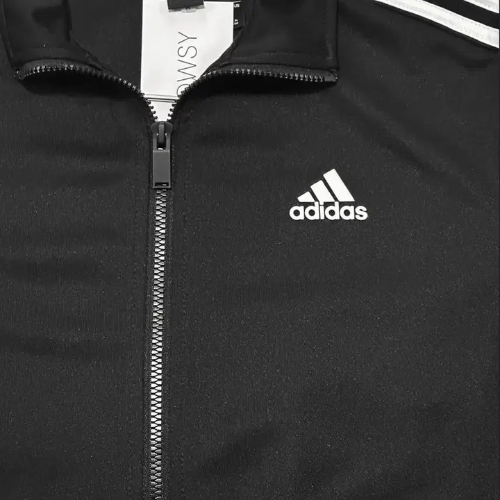 [BUNJANG] Adidas Black Three Stripes Track Top / 아디다스 블랙 삼선 트랙탑