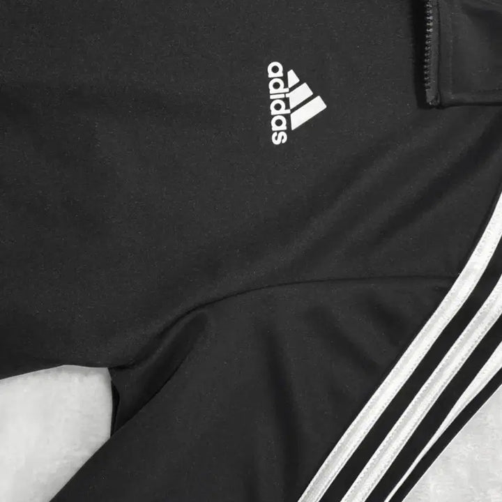 [BUNJANG] Adidas Black Three Stripes Track Top / 아디다스 블랙 삼선 트랙탑