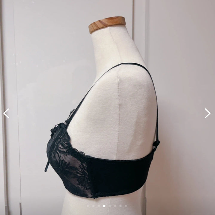 [SOLD OUT] 이사급처 새상품 에메필 블랙베이지 레이스 코르셋 끈 리본