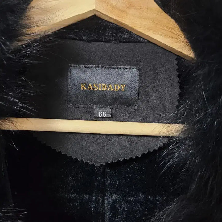 [BUNJANG] KASIBADY Black Natural Fox Fur Mustang Coat / KASIBADY 블랙 천연모피 여우털 무스탕 코트