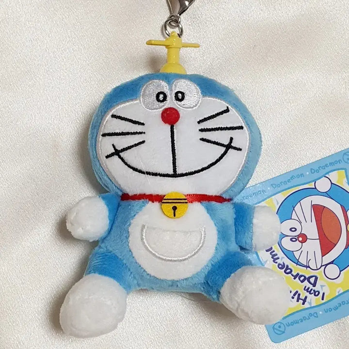 [BUNJANG] Doraemon Bamboo Copter Keyring / 도라에몽 대나무헬리콥터 인형 키링 새상품