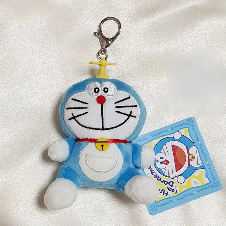 [BUNJANG] Doraemon Bamboo Copter Keyring / 도라에몽 대나무헬리콥터 인형 키링 새상품