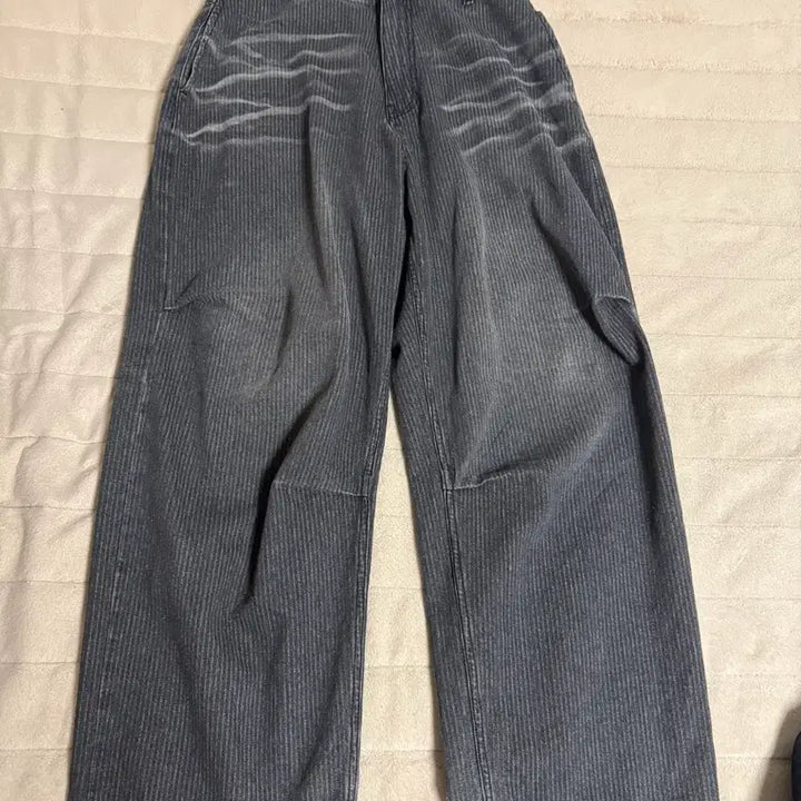 [BUNJANG] ETC Wash Black Baggy Jeans / 이티씨이 워시드 배기진 블랙 팝니다.