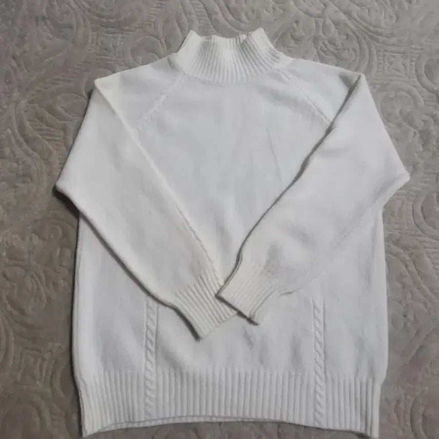 [BUNJANG] Knit Sweater Set (White/Ivory/Blue) / 니트 스웨터 3종 세트 (화이트/아이보리/블루)