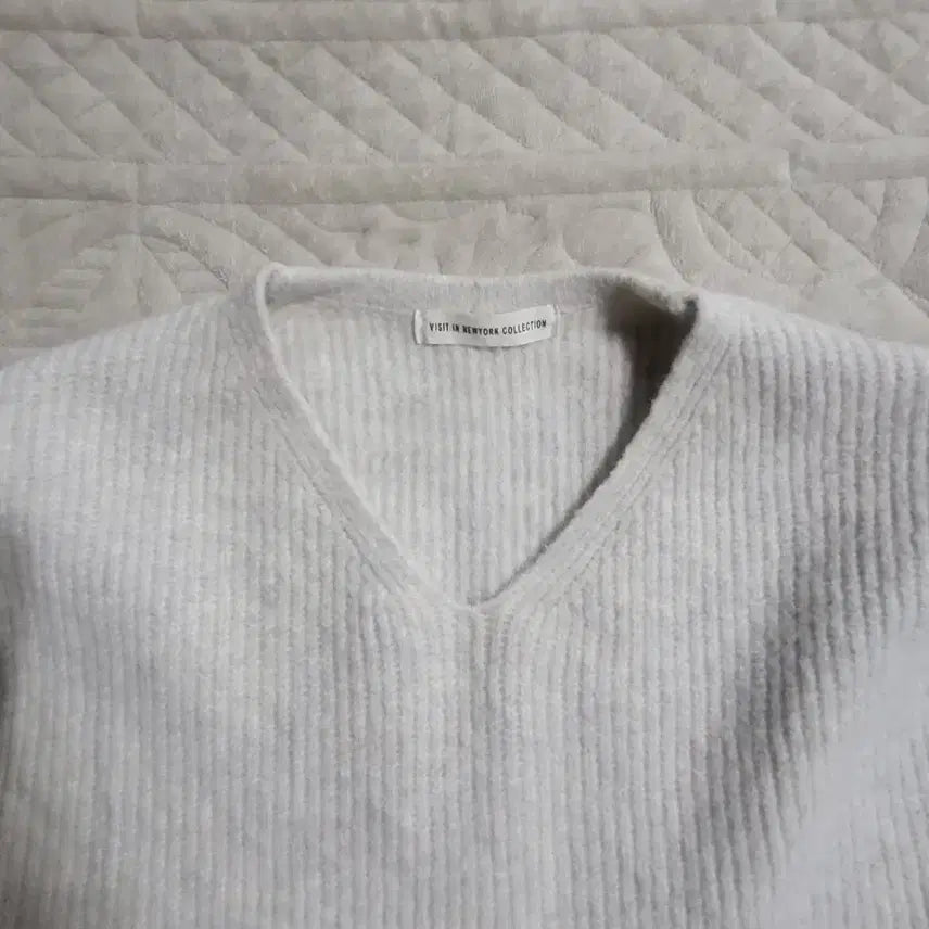 [BUNJANG] Knit Sweater Set (White/Ivory/Blue) / 니트 스웨터 3종 세트 (화이트/아이보리/블루)