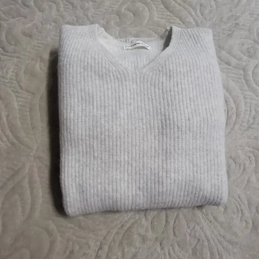 [BUNJANG] Knit Sweater Set (White/Ivory/Blue) / 니트 스웨터 3종 세트 (화이트/아이보리/블루)