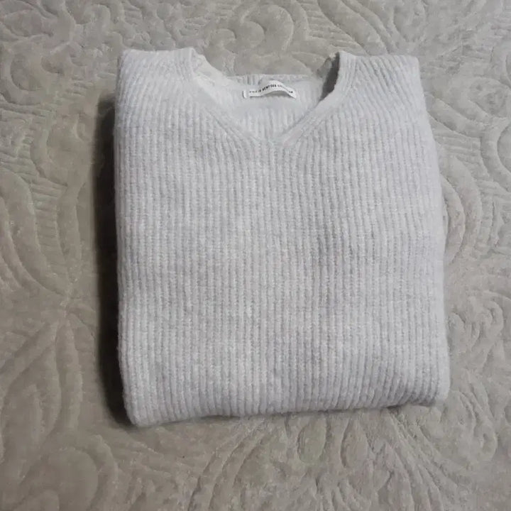 [BUNJANG] Knit Sweater Set (White/Ivory/Blue) / 니트 스웨터 3종 세트 (화이트/아이보리/블루)