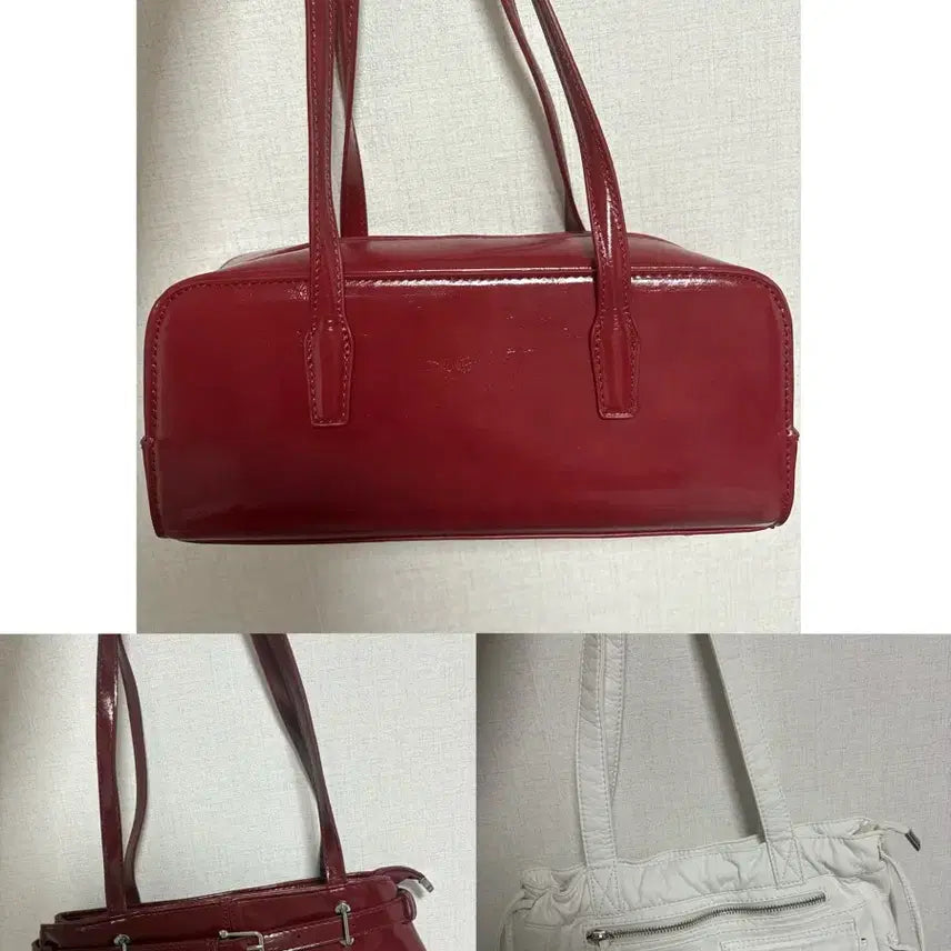 [BUNJANG] Leather Shoulder Bag Bundle Set / 레더 숄더백 가방 세트일괄