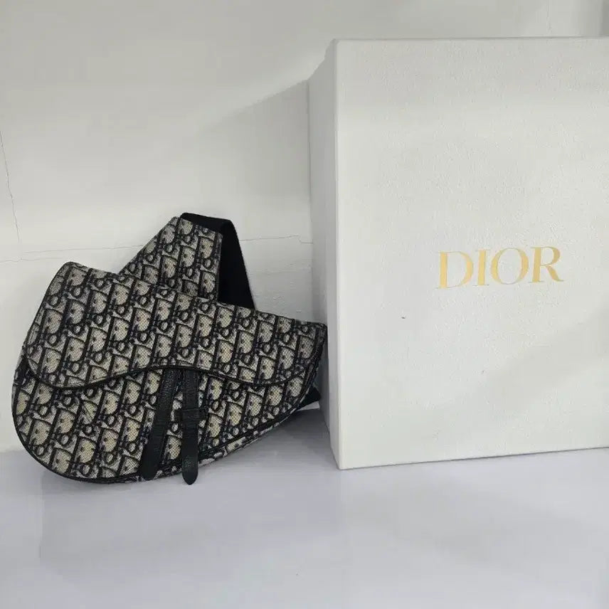 [BUNJANG] Dior Saddle Oblique Medium Bag / 디올 가방 새들백 오블리크 미디움