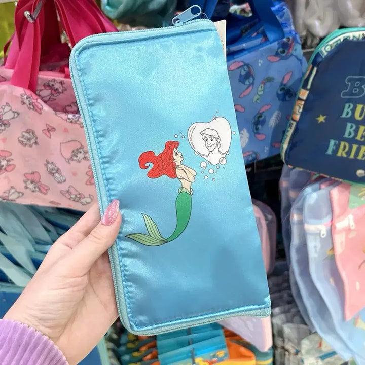 [BUNJANG] Disney Ariel Multi Pouch / 일본수입 디즈니인어공주파우치 인어공주아리엘멀티파우치
