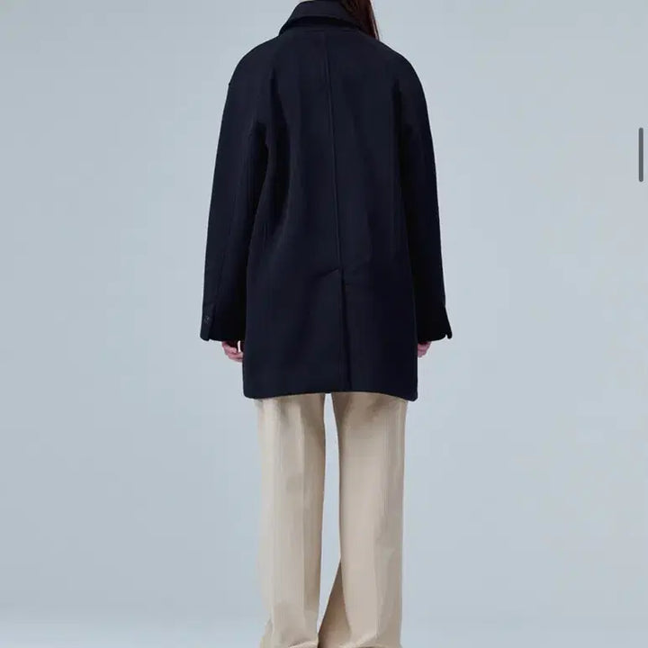 [BUNJANG] Marope Wool Half Coat Navy / 마롭 울 하프코트 네이비 새상품 (348000원)