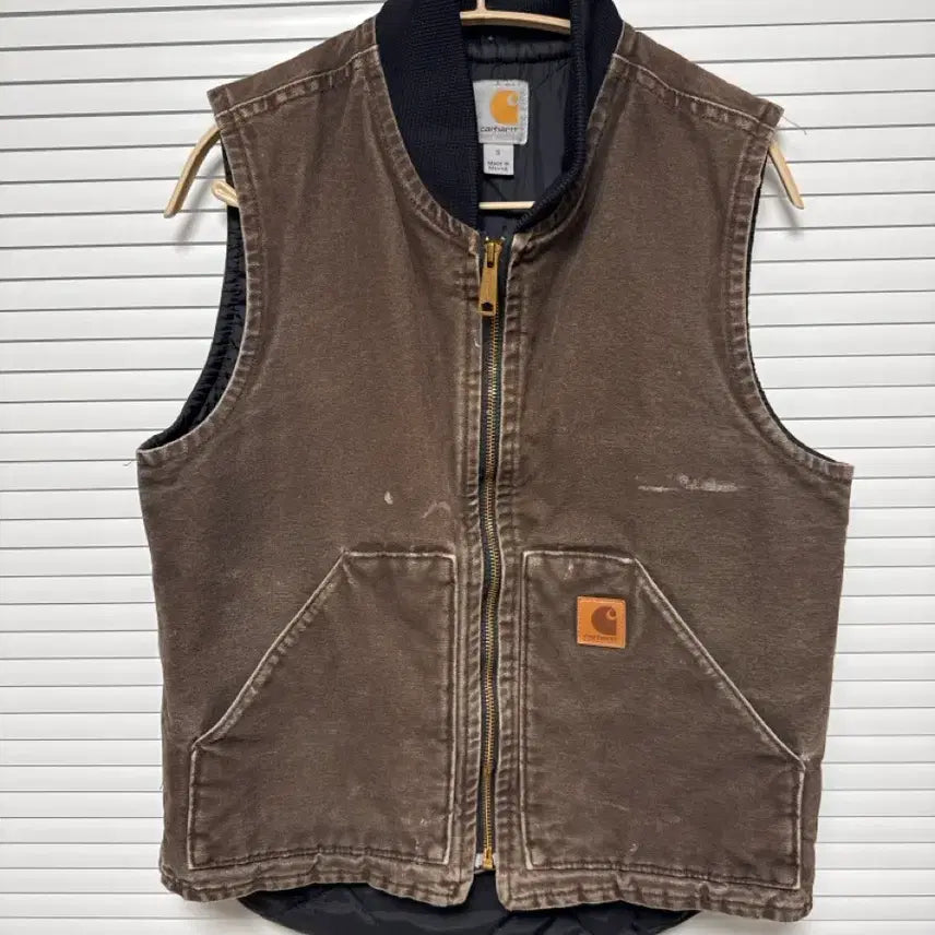 [BUNJANG] Carhartt Duck Work Vest (S) / 칼하트 덕 워크 베스트 s