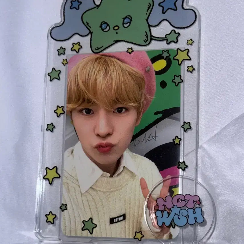 유우시 위츄 아크릴 스탠드 포카 위시 스테이션 엠디