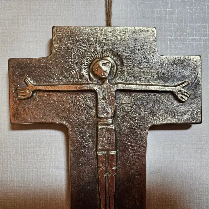 [BUNJANG] Choi Jong Tae Bronze Crucifix Wall Hanging / 최종태 작 벽걸이 십자가 crucifix 청동 Bronze.
