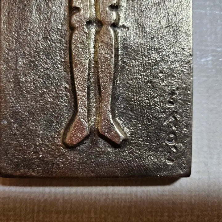 [BUNJANG] Choi Jong Tae Bronze Crucifix Wall Hanging / 최종태 작 벽걸이 십자가 crucifix 청동 Bronze.