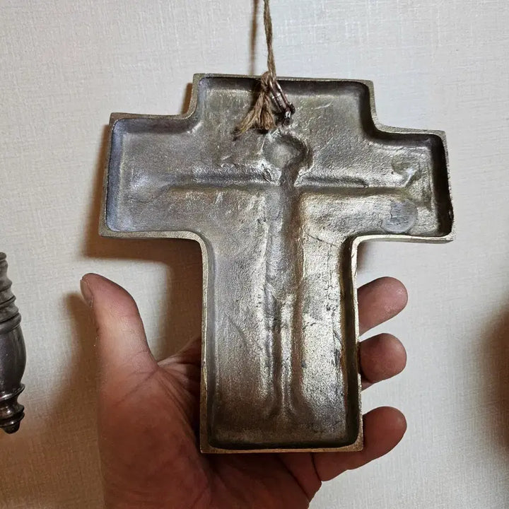 [BUNJANG] Choi Jong Tae Bronze Crucifix Wall Hanging / 최종태 작 벽걸이 십자가 crucifix 청동 Bronze.