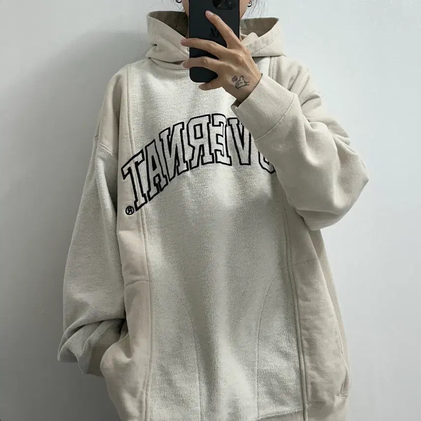 [BUNJANG] Covernat Big Logo Heavy Hoodie / 커버낫 빅로고 헤비 후드티