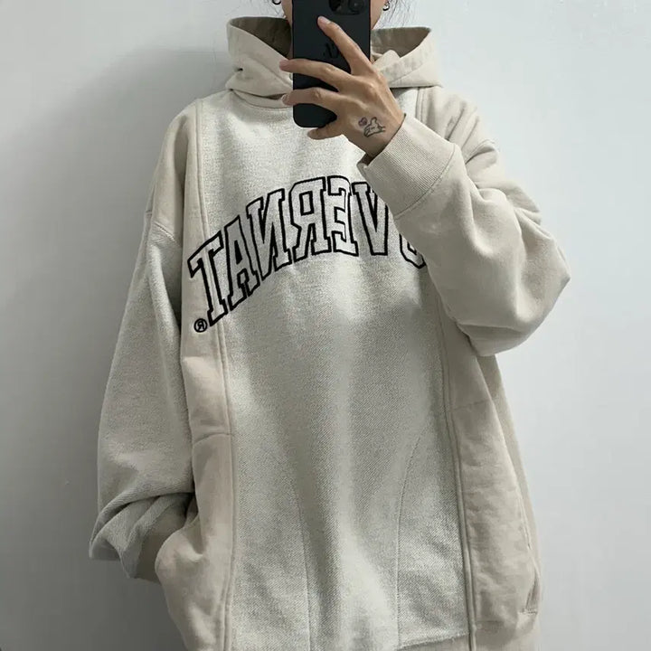 [BUNJANG] Covernat Big Logo Heavy Hoodie / 커버낫 빅로고 헤비 후드티