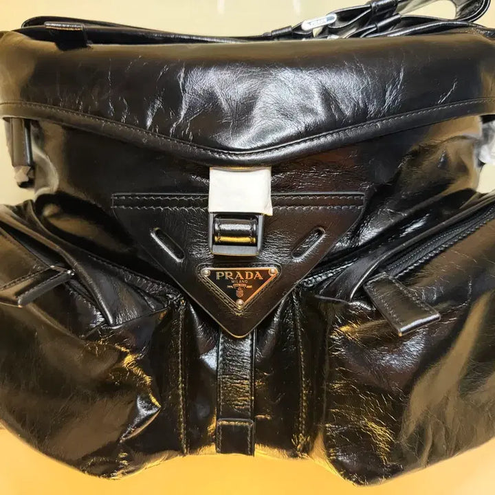 [BUNJANG] Prada Leather Shoulder Bag/Crossbody Bag / 미사용 프라다 가죽 숄더백 겸 크로스백