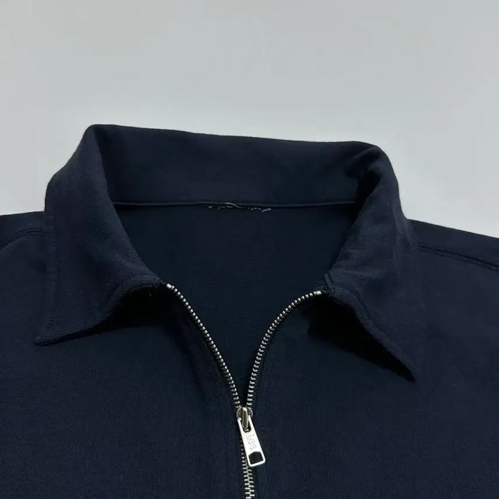 [SOLD OUT] Lee 리 반집업 반팔 카라티 피케셔츠 네이비