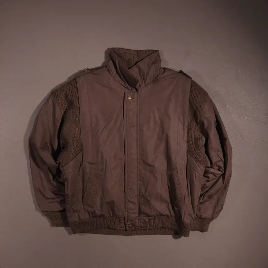 [BUNJANG] MR. DRIGO Nylon Wool Bomber Jacket / 90s MR. DRIGO 나일론 울 봄버자켓 C22