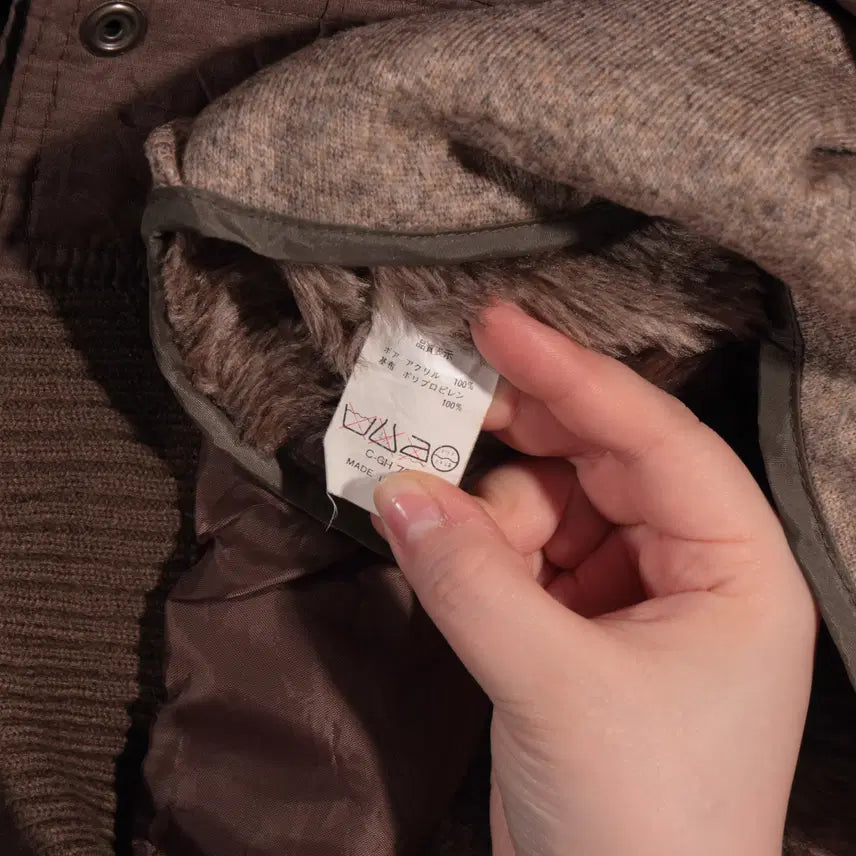 [BUNJANG] MR. DRIGO Nylon Wool Bomber Jacket / 90s MR. DRIGO 나일론 울 봄버자켓 C22