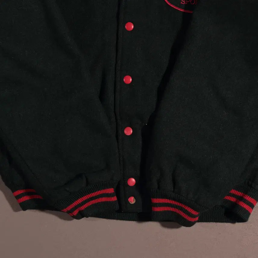 [BUNJANG] Crocodile SPORT Wool Bomber Jacket / 90s Crocodile SPORT 울 봄버자켓 C25