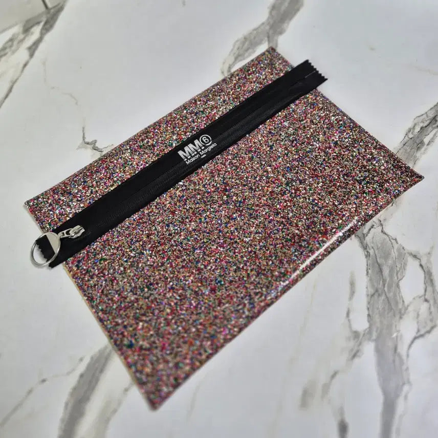 [BUNJANG] MM6 Maison Margiela Glitter Clutch Bag / (정품) 메종마르지엘라 MM6 글리터 클러치백