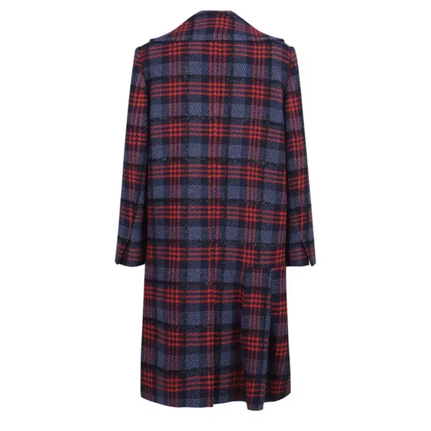 [BUNJANG] Lucky Chouette Check Coat 36 / 럭키슈에뜨 체크 코트 36