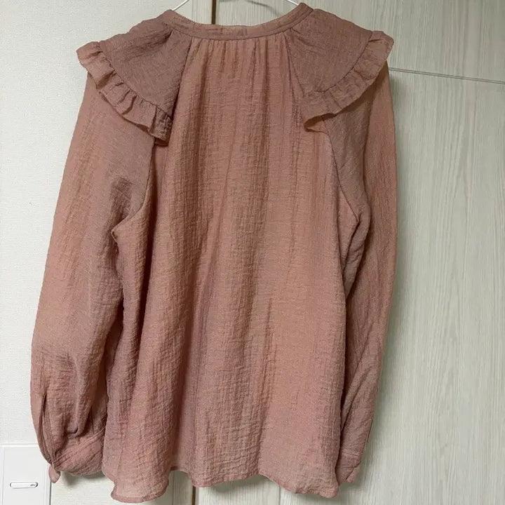 [BUNJANG] Sj Sj Rose Ruffle Collar Blouse / 한섬 SjSj 로즈 러플칼라 블라우스 82