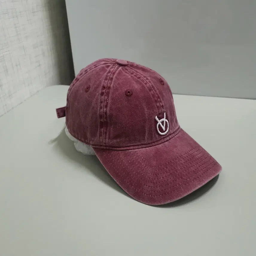 [SOLD OUT] 빈스모크 OV 워싱 볼캡 모자 버건디 희귀