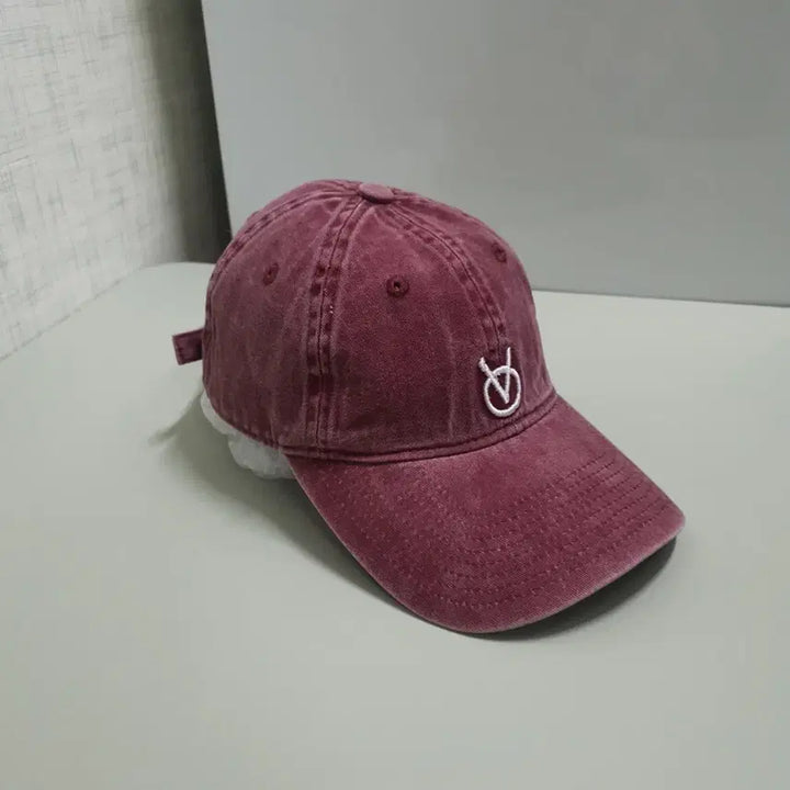 [SOLD OUT] 빈스모크 OV 워싱 볼캡 모자 버건디 희귀
