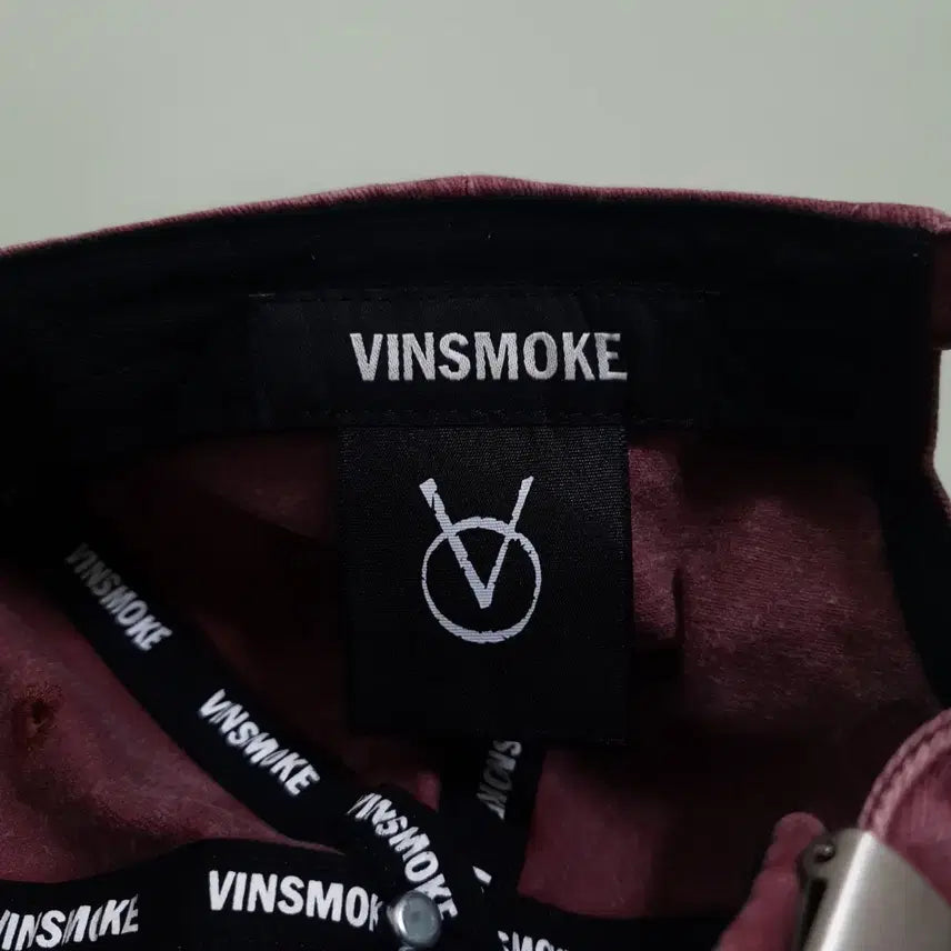 [SOLD OUT] 빈스모크 OV 워싱 볼캡 모자 버건디 희귀