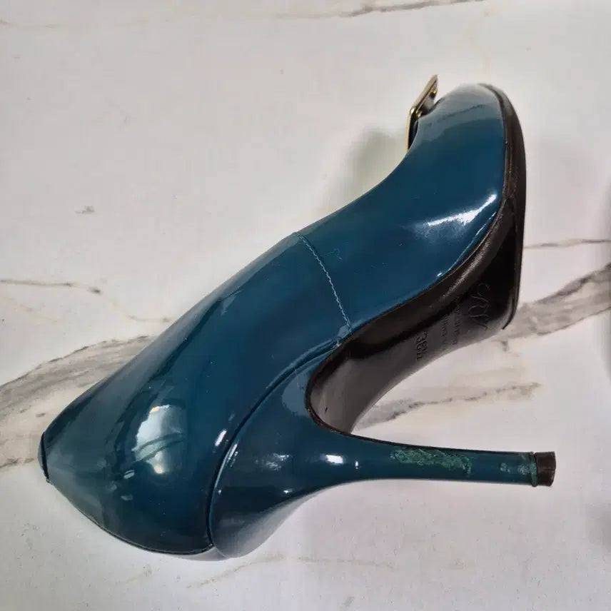 [BUNJANG] Roger Vivier Pumps Shoes 36.5 / (정품) 로저비비에 블루컬러 펌프스 구두 36.5