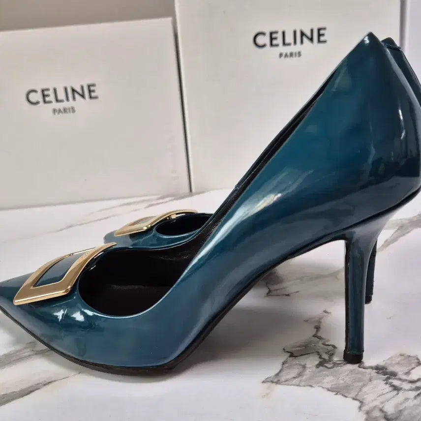 [BUNJANG] Roger Vivier Pumps Shoes 36.5 / (정품) 로저비비에 블루컬러 펌프스 구두 36.5