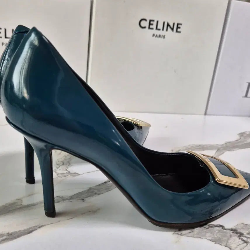 [BUNJANG] Roger Vivier Pumps Shoes 36.5 / (정품) 로저비비에 블루컬러 펌프스 구두 36.5