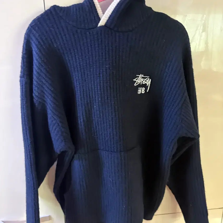 [SOLD OUT] 네이비후드니트 스몰